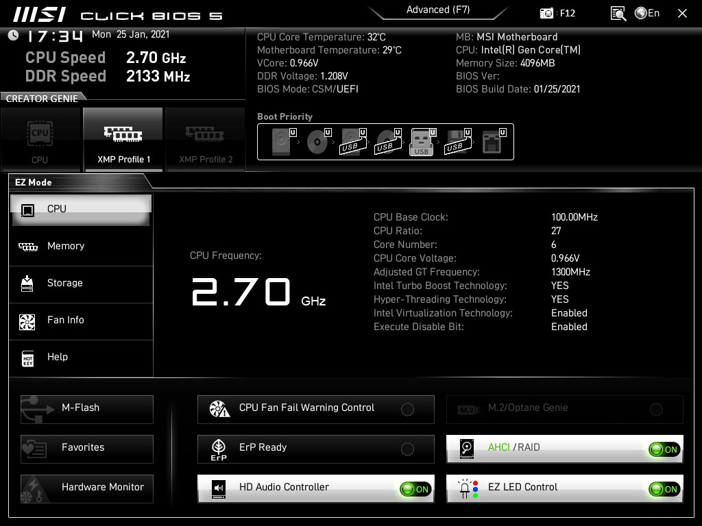 Msi, H510M-A Pro, Motherboard, egyptlaptop,