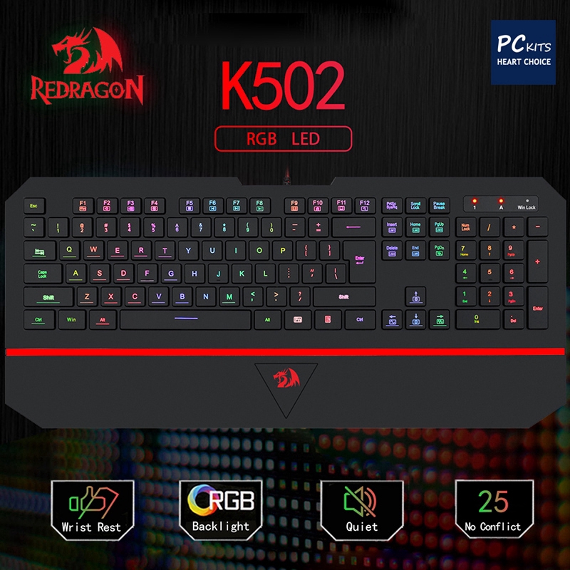 k.b, gaming, redragon, k502, Egyptlaptop,