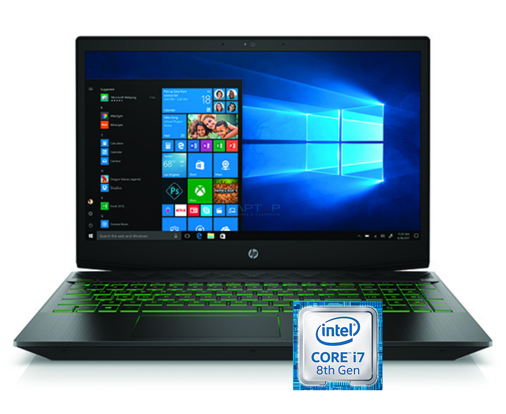 لاب توب اتش بى بافليون 15 Cx0088ne انتل كور I7 الجيل الثامن رامات 16 جيجا هارد 1 تيرا مع 128 اس اس دى كارت شاشه نيفيديا جى تى اكس 1050 4 جيجا ايجبت لاب توب